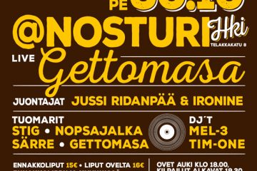 Typographic poster for Finnish Rap championships